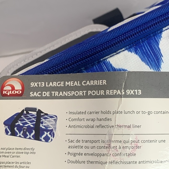 Igloo Insulated Casserole Carrier Food Bag NWT - Picture 3 of 12